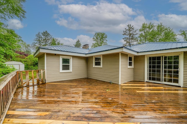 1402 Niles Buchanan Rd, Niles, MI 49120 - view of wooden deck