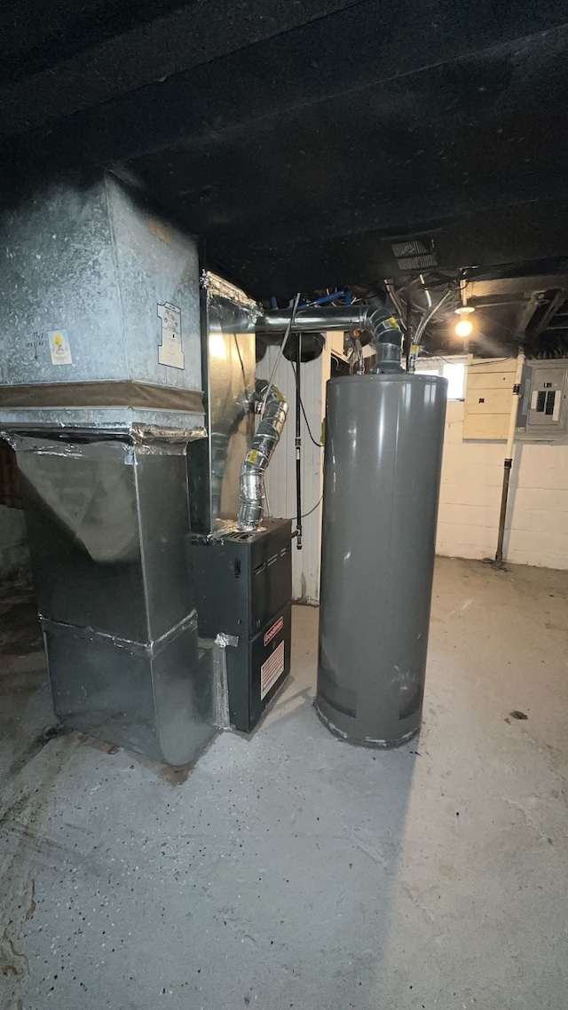 13639 Mecca St, Detroit, MI 48227 - utilities featuring gas water heater and electric panel