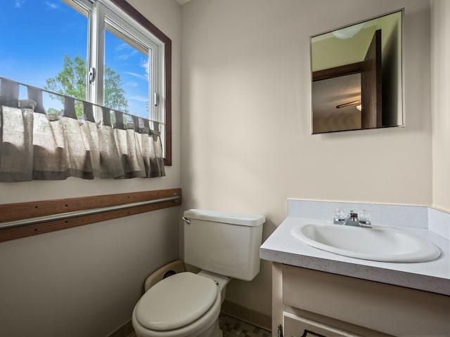 29415 Private Dr, Chesterfield, MI 48047 - half bathroom with toilet and vanity