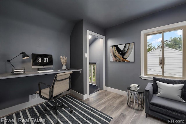 269 Newport St, Detroit, MI 48215 - office featuring light wood-type flooring, healthy amount of natural light, and baseboards