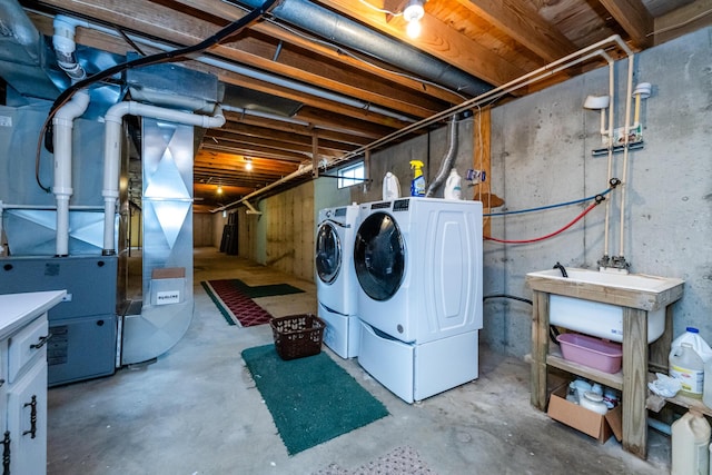 5142 Becht Rd, Coloma, MI 49038 - unfinished basement with separate washer and dryer and heating unit