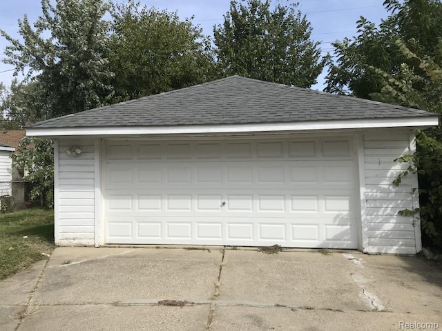19381 Kenosha St, Harper Woods, MI 48225 - view of detached garage