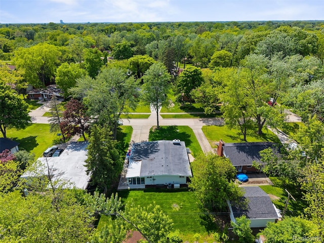 29748 Chelmsford Rd, Southfield, MI 48076 - aerial view of a forest