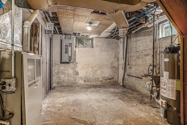 176 N Union St, Battle Creek, MI 49017 - below grade area with water heater and electric panel