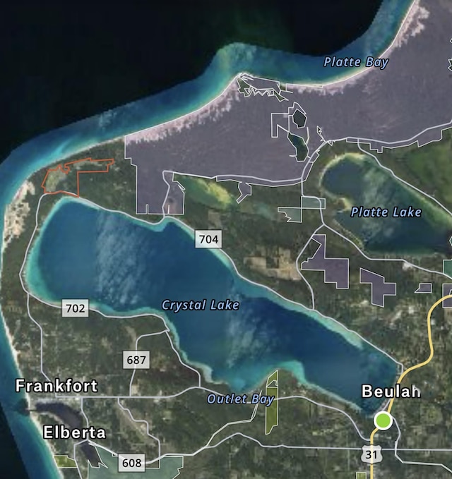7256 Highland Dr, Beulah, MI 49617 - map / location
