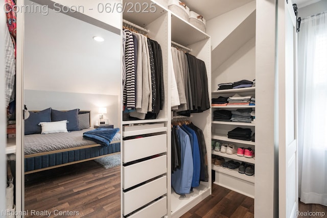 1395 Aline Dr, Grosse Pointe Woods, MI 48236 - walk in closet with wood finished floors