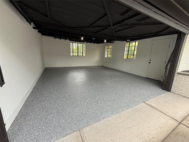 20218 Chalon St, Saint Clair Shores, MI 48080 - garage featuring baseboards