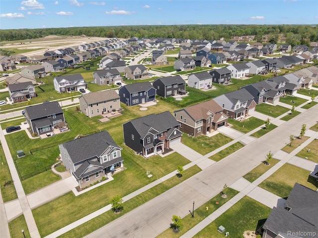 24603 Beach Dr, Macomb, MI 48042 - aerial view of residential area