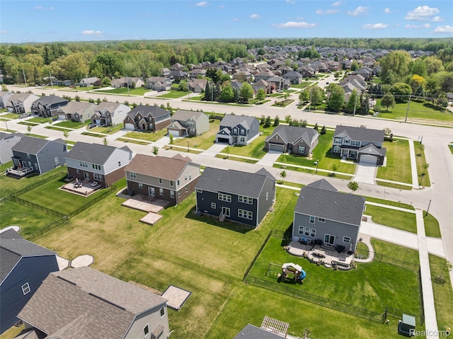 24603 Beach Dr, Macomb, MI 48042 - aerial view of residential area