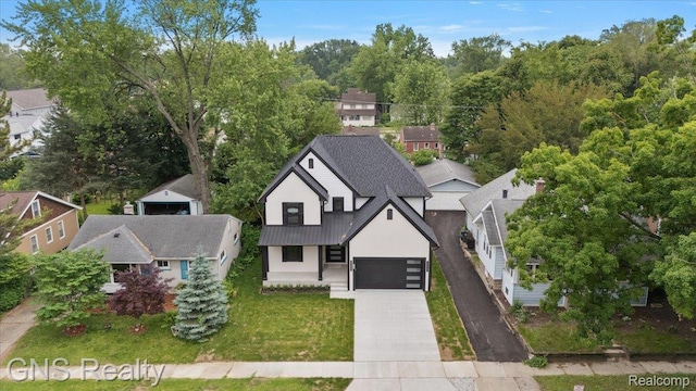 206 E Windemere Ave, Royal Oak, MI 48073 - view from above of property