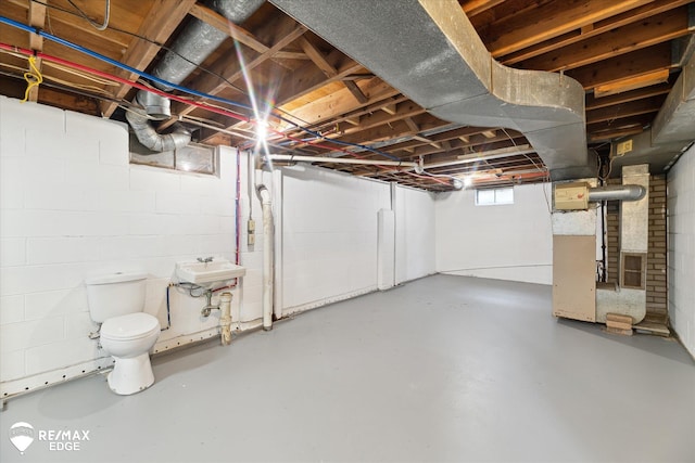 3825 Craig Dr, Flint, MI 48506 - basement featuring a sink