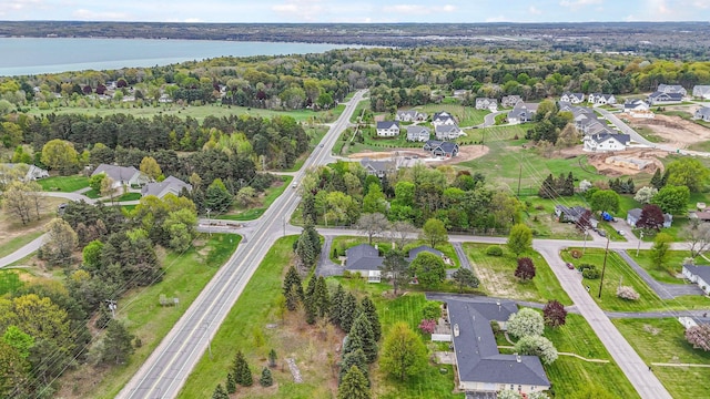 34 Mathison Rd, Traverse City, MI 49686 - aerial view of property's location featuring nearby suburban area and a nearby body of water