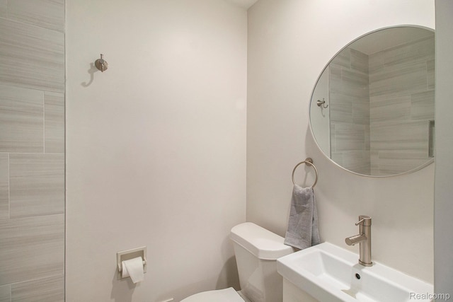 7831 Caberfae Trl, Clarkston, MI 48348 - half bathroom with toilet and a sink