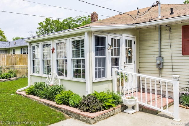 3333 Stone, Port Huron, MI 48060 - view of side of property with a chimney