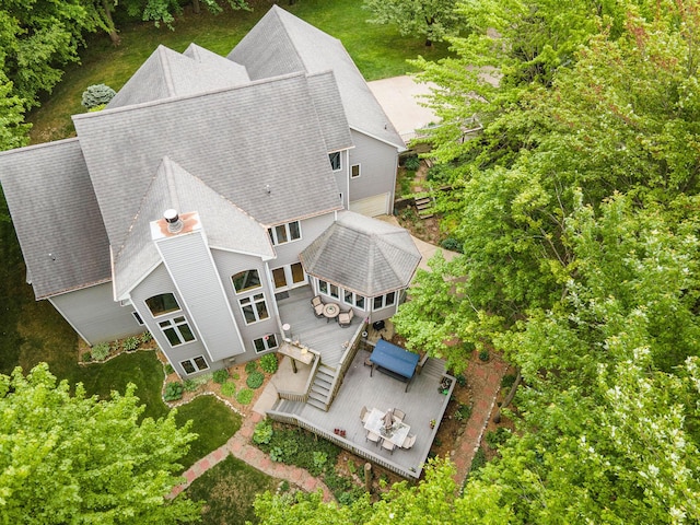 8837 56th Ave, Hudsonville, MI 49426 - aerial view of property and surrounding area