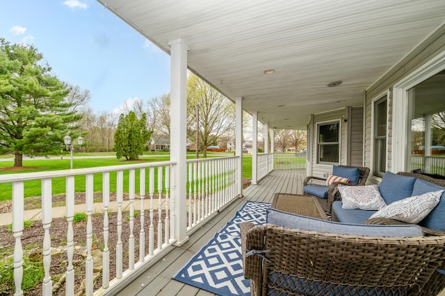 4569 Terra Ln, Saint Joseph, MI 49085 - porch with a yard