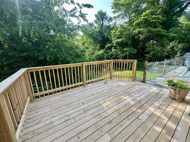 4569 Terra Ln, Saint Joseph, MI 49085 - view of wooden deck