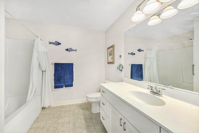 159 Water Lily Way NE, Comstock Park, MI 49321 - full bathroom featuring vanity, shower / bath combo, toilet, and baseboards