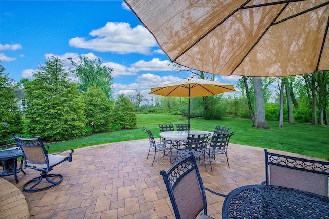 300 Morning Walk Path, Benton Harbor, MI 49022 - view of patio / terrace featuring outdoor dining area