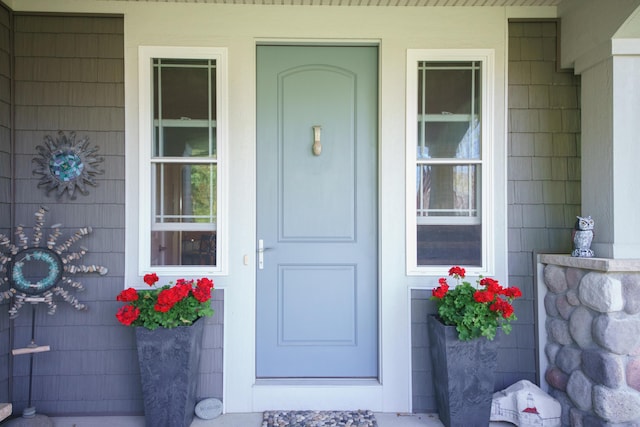 300 Morning Walk Path, Benton Harbor, MI 49022 - view of exterior entry featuring a porch