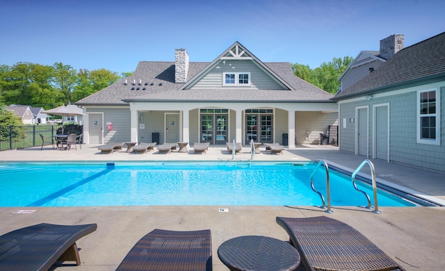 300 Morning Walk Path, Benton Harbor, MI 49022 - view of pool with a patio area