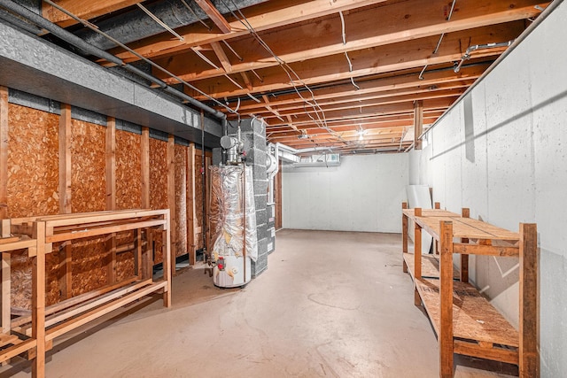 7569 Astronaut Ave, Jenison, MI 49428 - unfinished basement with water heater