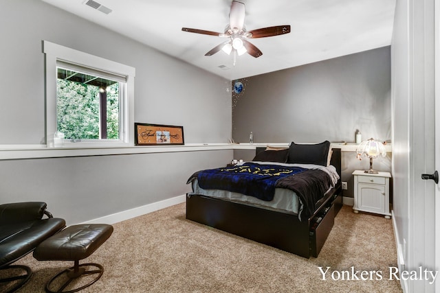 1109 Kenowa Ave SW, Byron Center, MI 49315 - bedroom featuring carpet flooring, baseboards, and ceiling fan