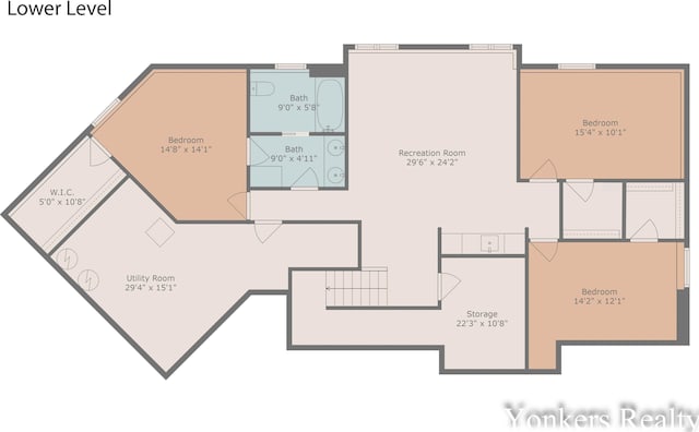 1109 Kenowa Ave SW, Byron Center, MI 49315 - floor plan / room layout
