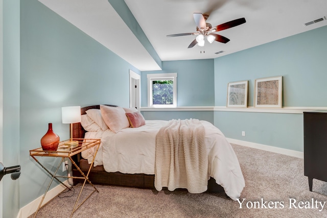 1109 Kenowa Ave SW, Byron Center, MI 49315 - bedroom featuring carpet flooring, baseboards, and ceiling fan
