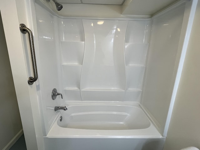 5764 W Brookwood Pl, Ludington, MI 49431 - bathroom featuring shower / tub combination