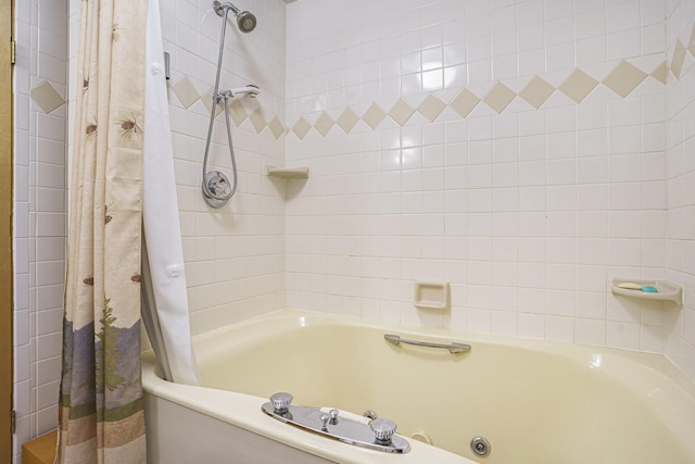 4900 N Railroad Ave, Pentwater, MI 49449 - full bathroom with a combined bath / shower with jetted tub