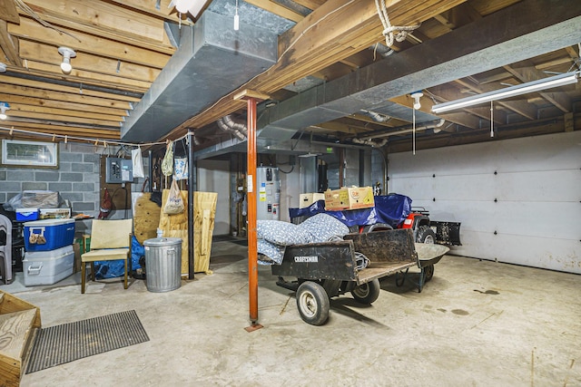 4900 N Railroad Ave, Pentwater, MI 49449 - below grade area with electric panel