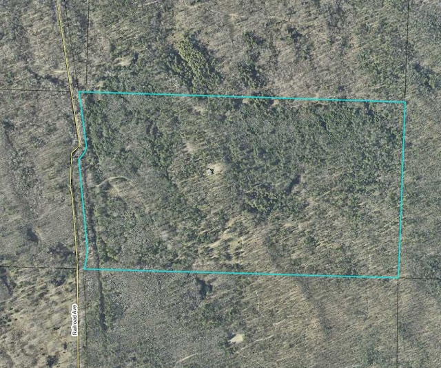 4900 N Railroad Ave, Pentwater, MI 49449 - aerial map of property and surrounding area featuring property parcel outlined