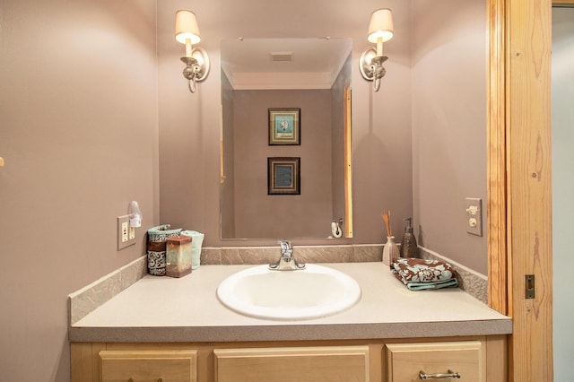 6818 W Vesper Dr, Ludington, MI 49431 - bathroom featuring vanity