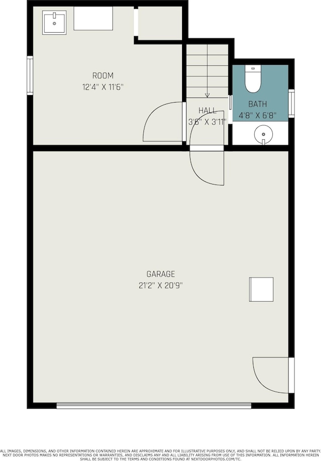6818 W Vesper Dr, Ludington, MI 49431 - room layout