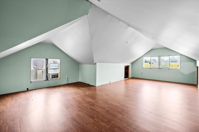 1019 Second St NW, Grand Rapids, MI 49504 - additional living space featuring vaulted ceiling and wood finished floors