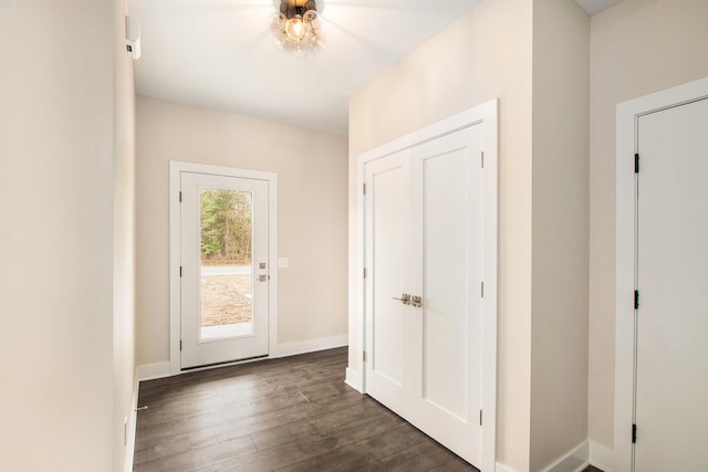 0 Baldwin St, Hudsonville, MI 49426 - entrance foyer with dark wood-style floors and baseboards