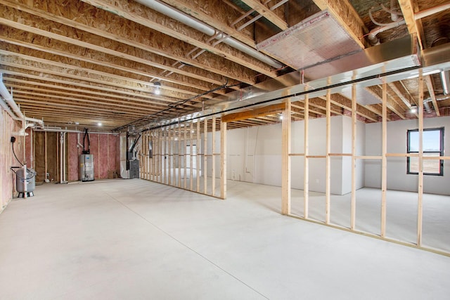 0 Baldwin St, Hudsonville, MI 49426 - basement with gas water heater and heating unit