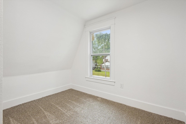 2218 Dalton Ave SW, Wyoming, MI 49519 - additional living space featuring carpet floors, baseboards, and vaulted ceiling