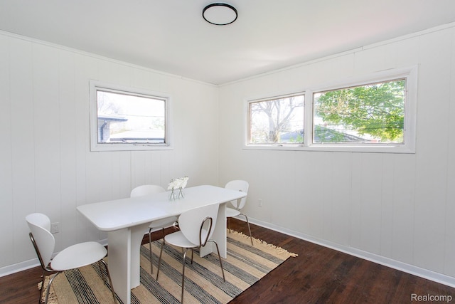 24548 Templar Ave, Southfield, MI 48075 - dining room featuring dark wood-type flooring and healthy amount of natural light