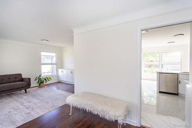 24548 Templar Ave, Southfield, MI 48075 - sitting room featuring light wood finished floors