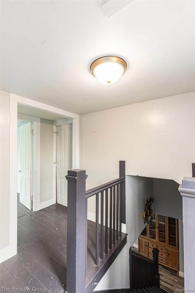 4470 Beach St, Akron, MI 48701 - stairs with baseboards