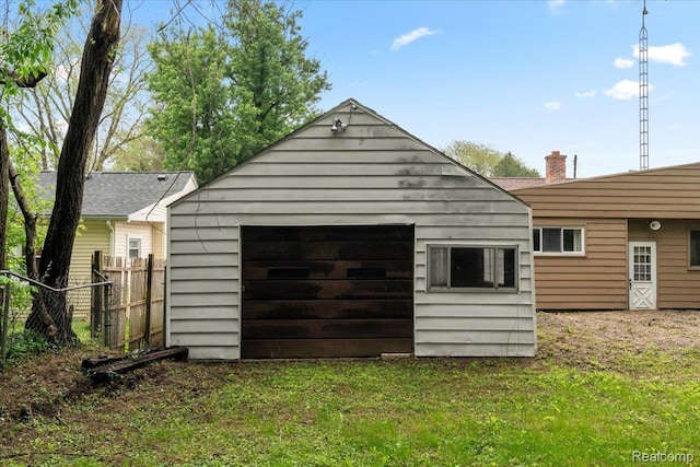 3301 S Kearsley Blvd, Flint, MI 48506 - view of detached garage