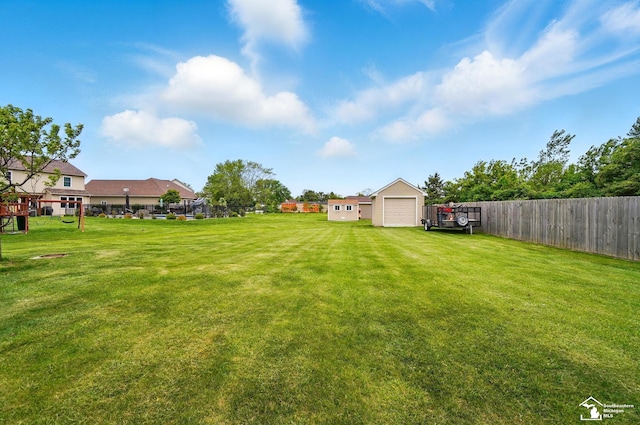 4853 Southpointe Pkwy, Monroe, MI 48161 - view of yard featuring an outbuilding