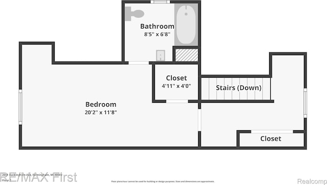 2681 Buckingham Ave, Birmingham, MI 48009 - property floor plan