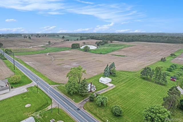 4340 Austin Rd, Saline, MI 48176 - aerial overview of property's location with rural landscape