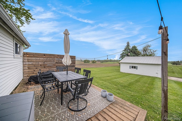 4340 Austin Rd, Saline, MI 48176 - view of patio / terrace with outdoor dining space