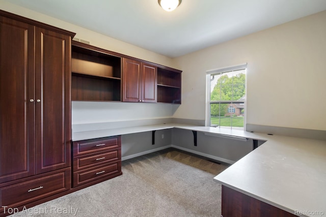 109 Willow Lake Dr, Oxford, MI 48371 - unfurnished office with built in study area and carpet flooring