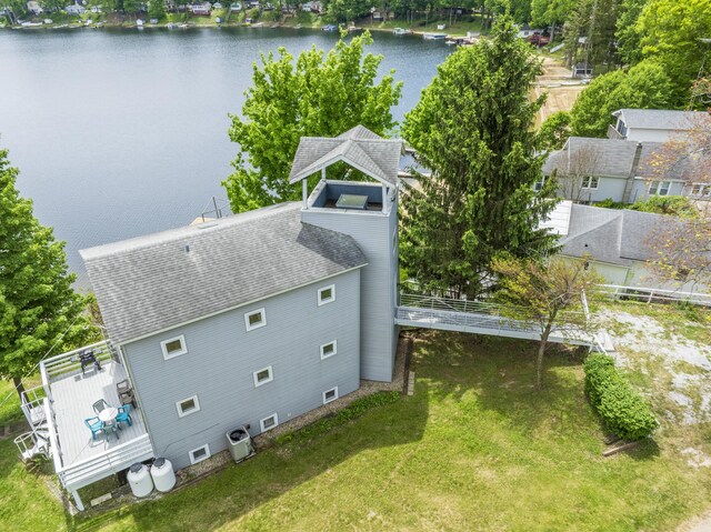 15657 Lakeview Dr, Buchanan, MI 49107 - aerial view of a nearby body of water