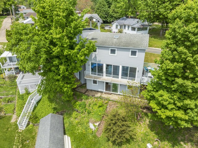 15657 Lakeview Dr, Buchanan, MI 49107 - aerial view of property and surrounding area